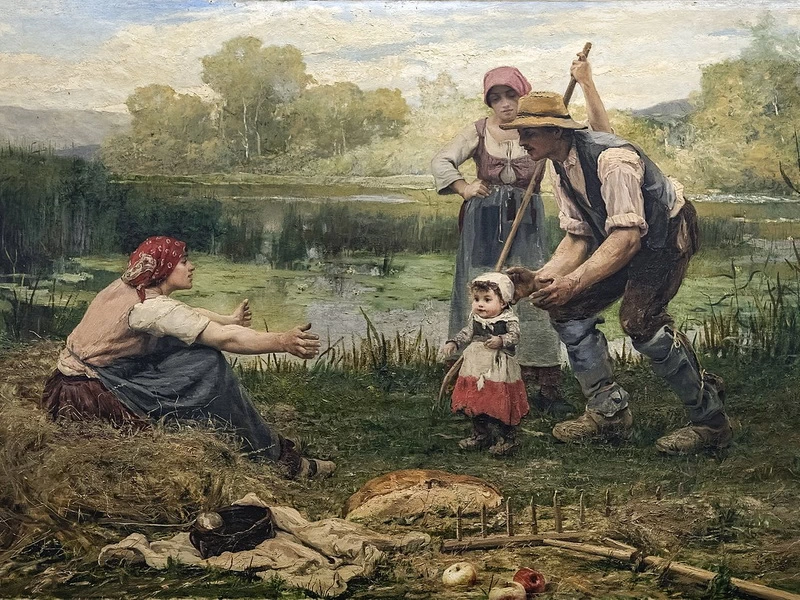 1853-Georges Paul François Laurent Laugée - Primi passi - Musée des Beaux-Arts de Carcassonne